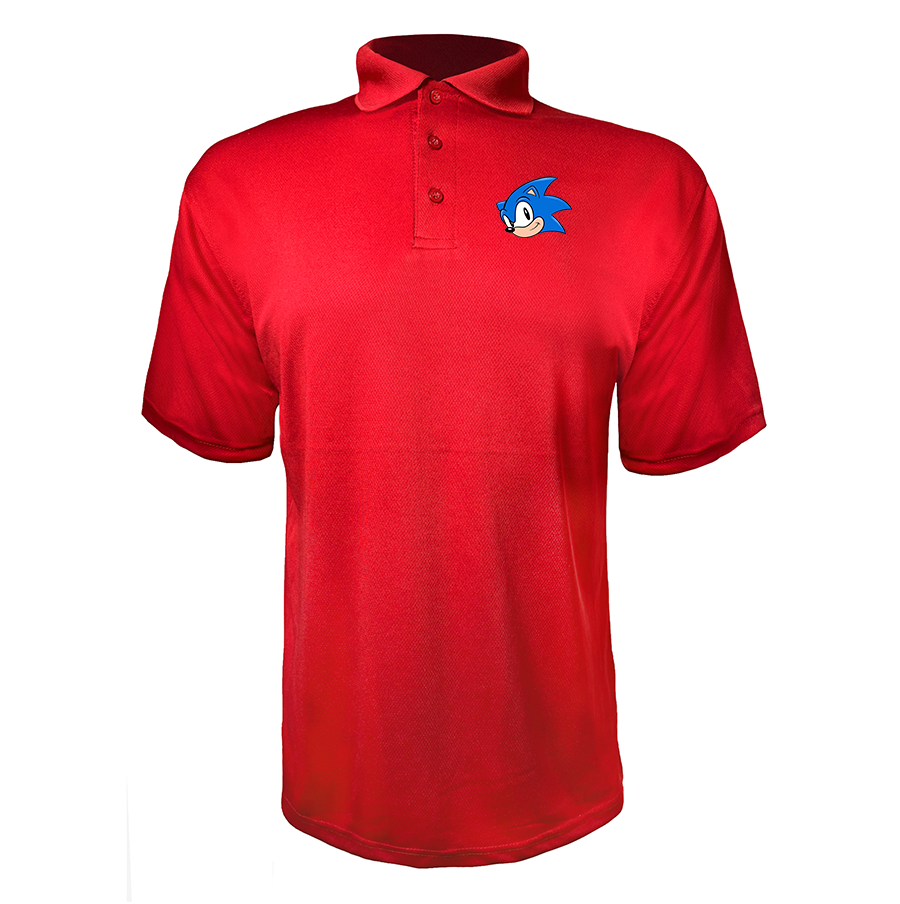Men's Sonic the Hedgehog Polyester Polos