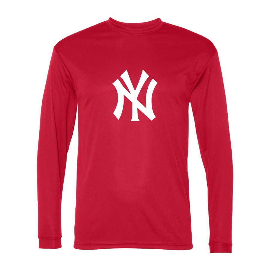 Men's New York NY Yankees Performance Long Sleeve T-Shirt
