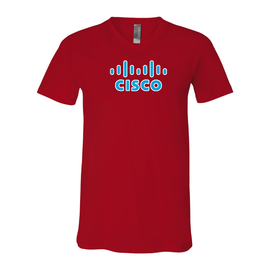 Cisco BELLA CANVAS Jersey V-Neck Tee