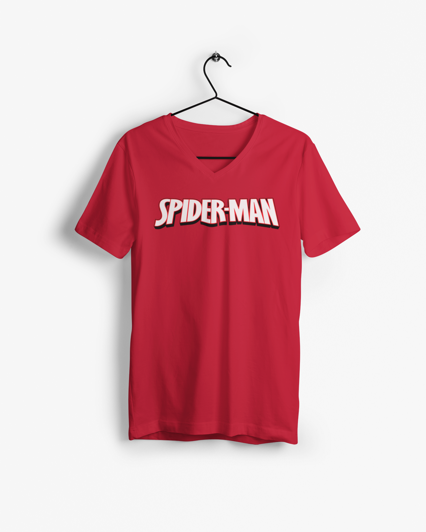 Spider Man BELLA CANVAS Jersey V-Neck Tee