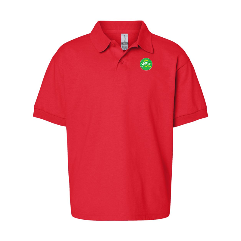 Youth's Yes Way Gildan Dry Blend Jersey Polo
