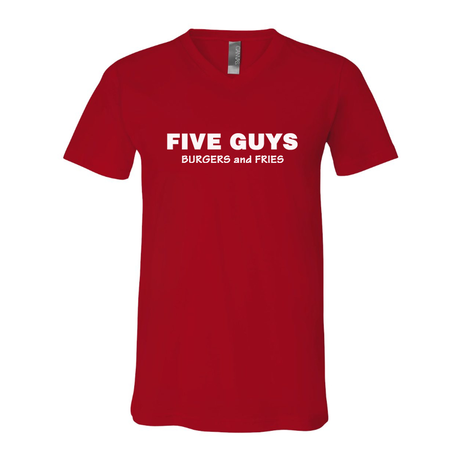 Men's Five Guys BELLA CANVAS Jersey V-Neck Tee