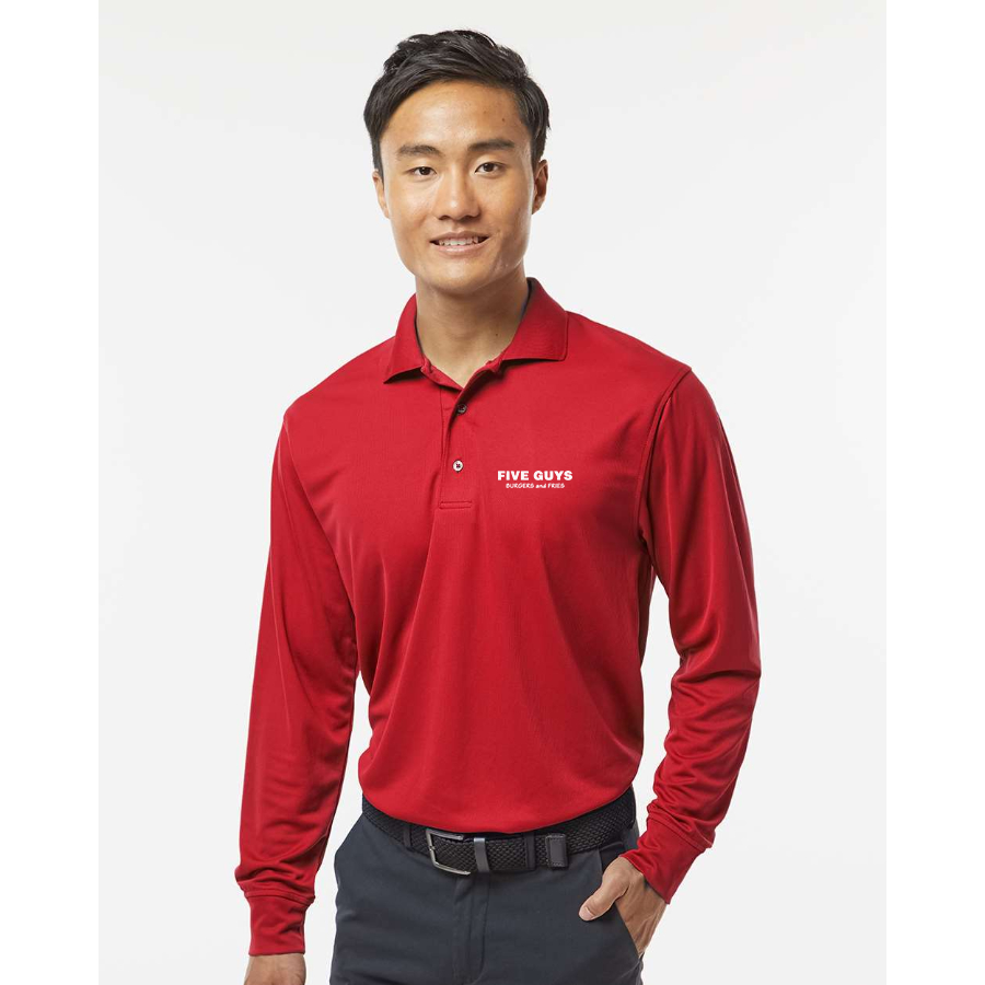 Men's Five Guys Paragon Prescott Long Sleeve Polo