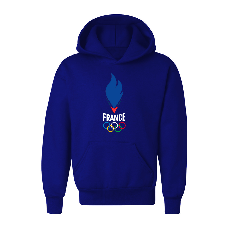 Youth France Olympia 2024 Pullover Hoodie