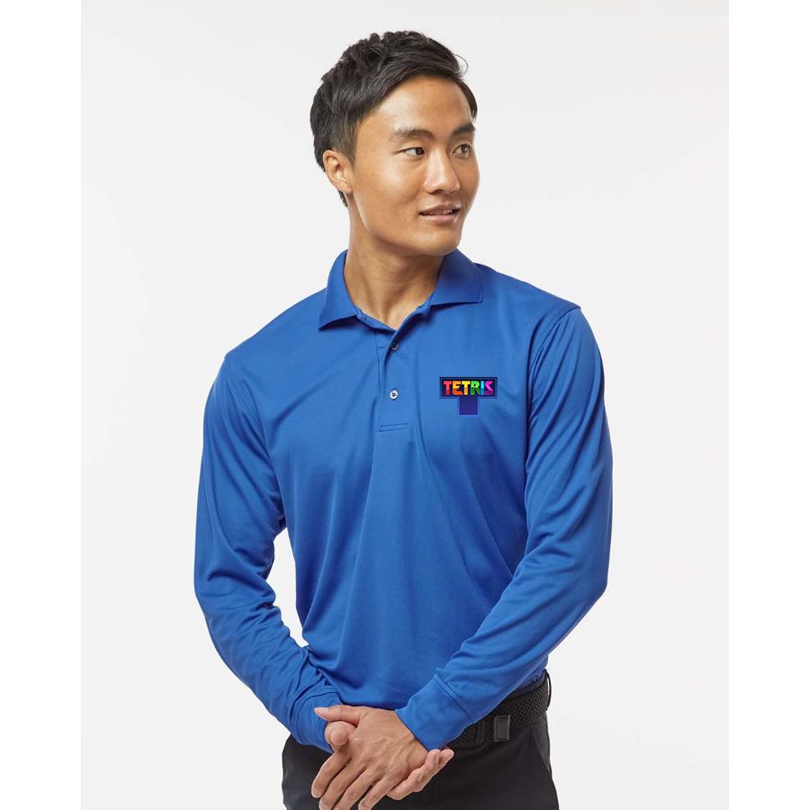 Men's Tetris Paragon Prescott Long Sleeve Polo