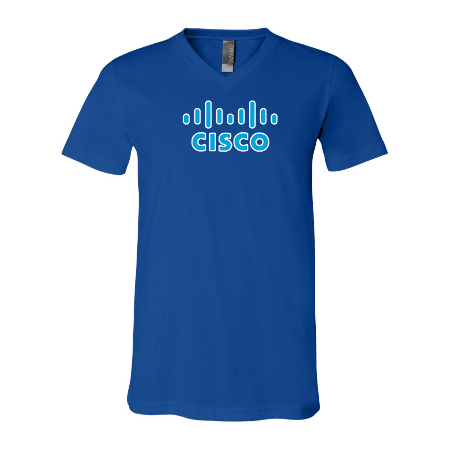 Cisco BELLA CANVAS Jersey V-Neck Tee