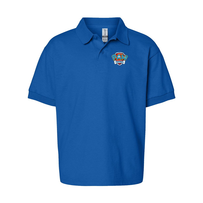 Youth's Paw Patrol Gildan Dry Blend Jersey Polo