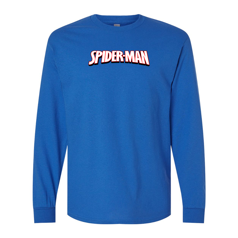 Men's Spider Man Gildan Heavy Cotton Long Sleeve T-Shirt