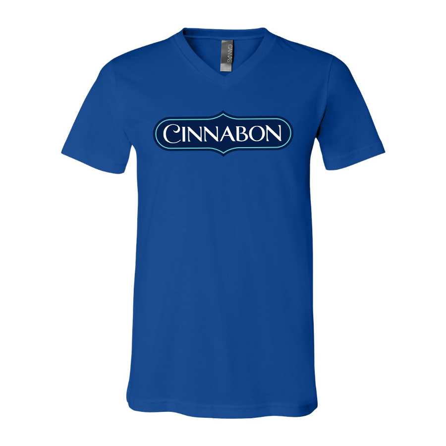Men's Cinnabon BELLA CANVAS Jersey V-Neck Tee