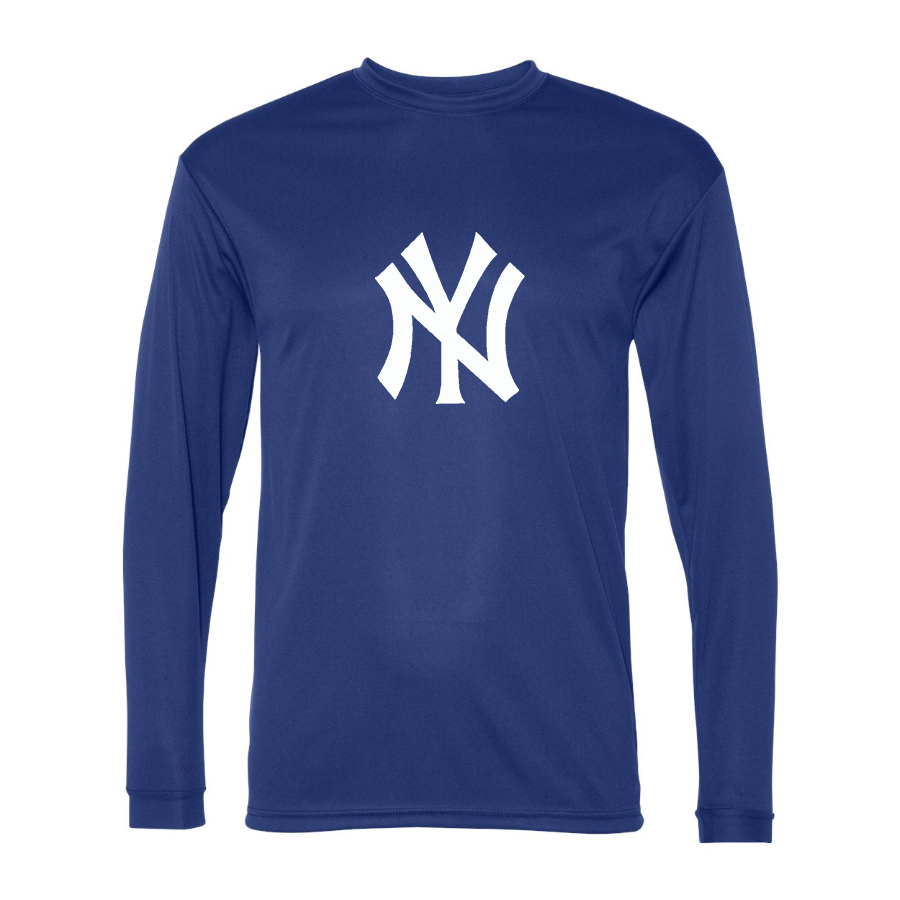Men's New York NY Yankees Polyester Long Sleeve T-Shirt