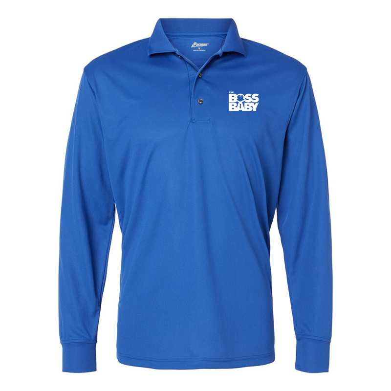 Men's Boss Baby Paragon Prescott Long Sleeve Polo