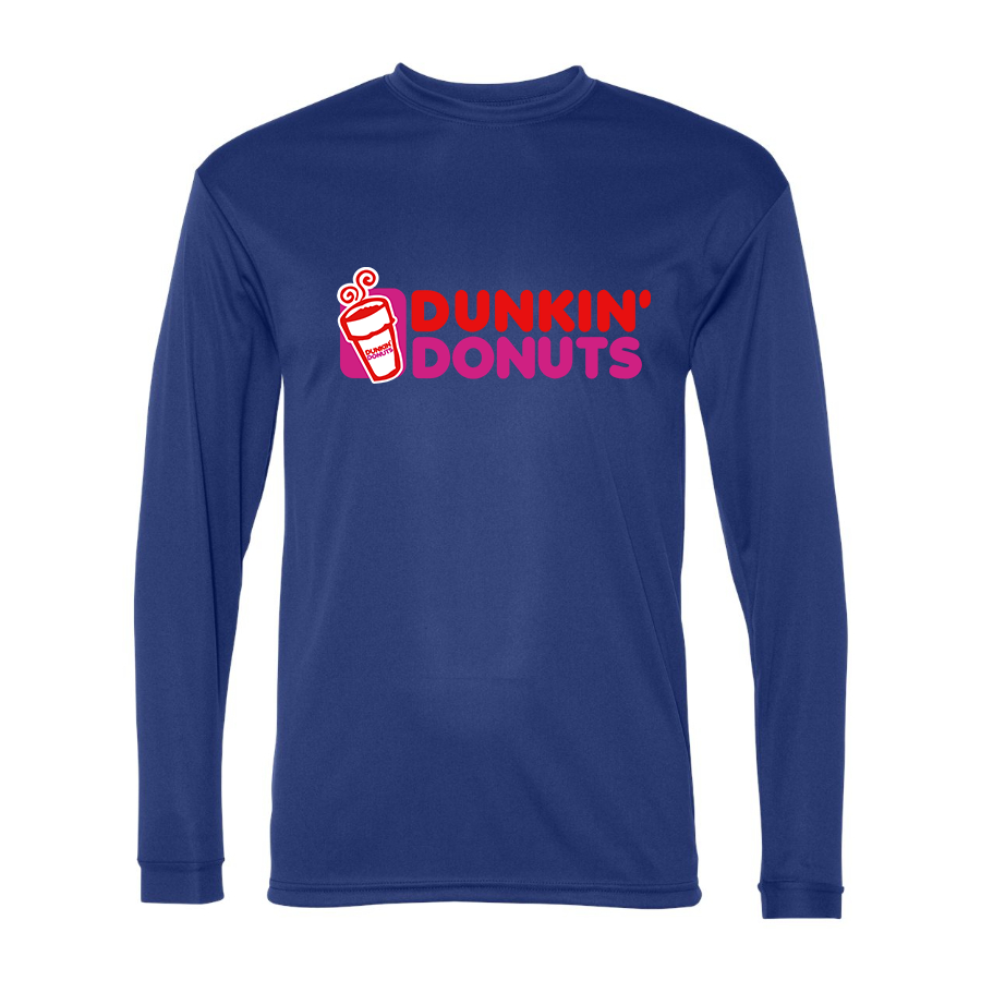 Men's Dunkin Donuts Polyester Long Sleeve T-Shirt