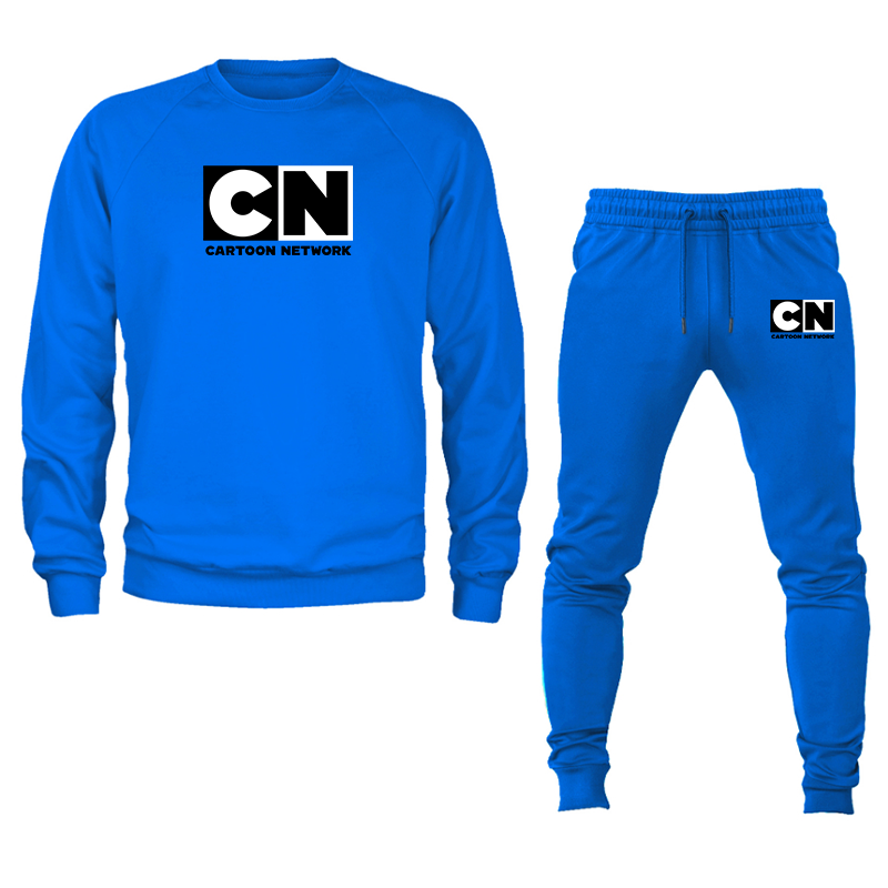 Men's Cartoon Network Crewneck Sweatshirt Joggers Set