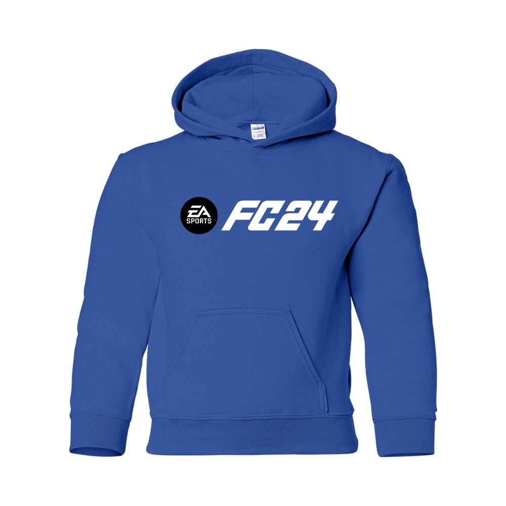 Youth's EA Sports FC 24 Gildan Heavy Blend Hooded Sweatshirt