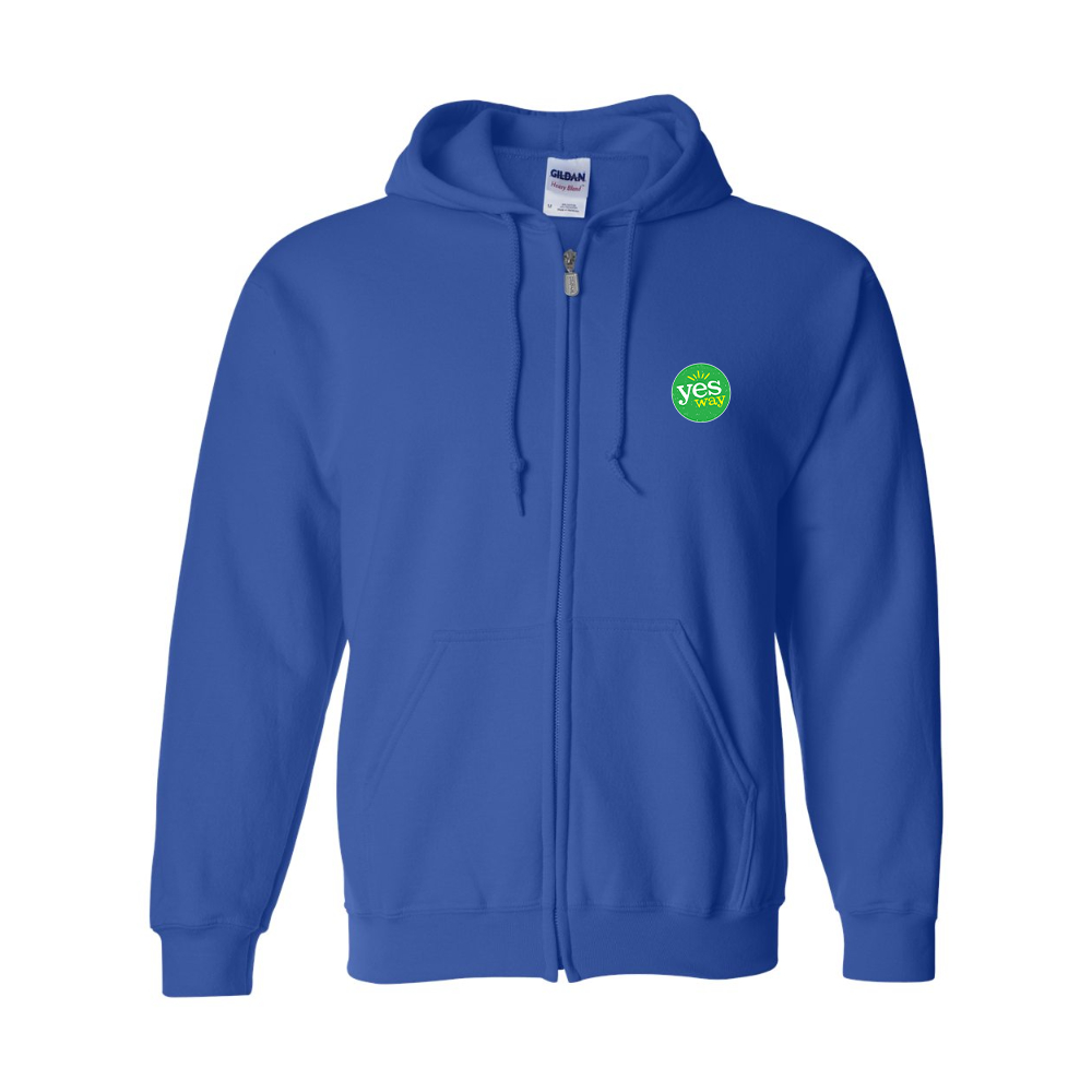 Men's Yes Way JERZEES NuBlend Full Zip Hooded Sweatshirt
