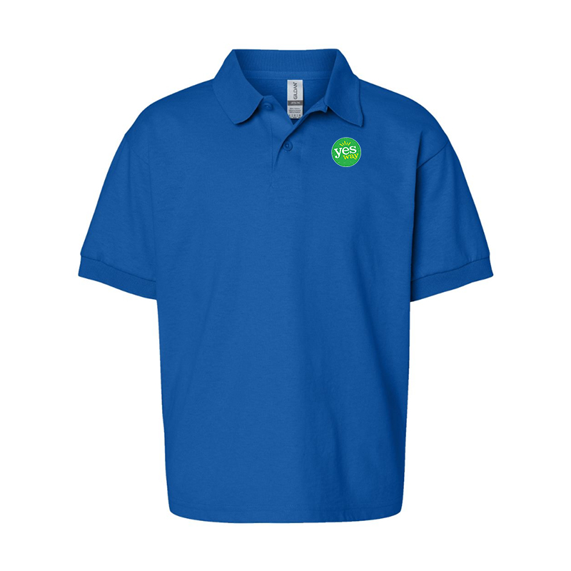 Youth's Yes Way Gildan Dry Blend Jersey Polo