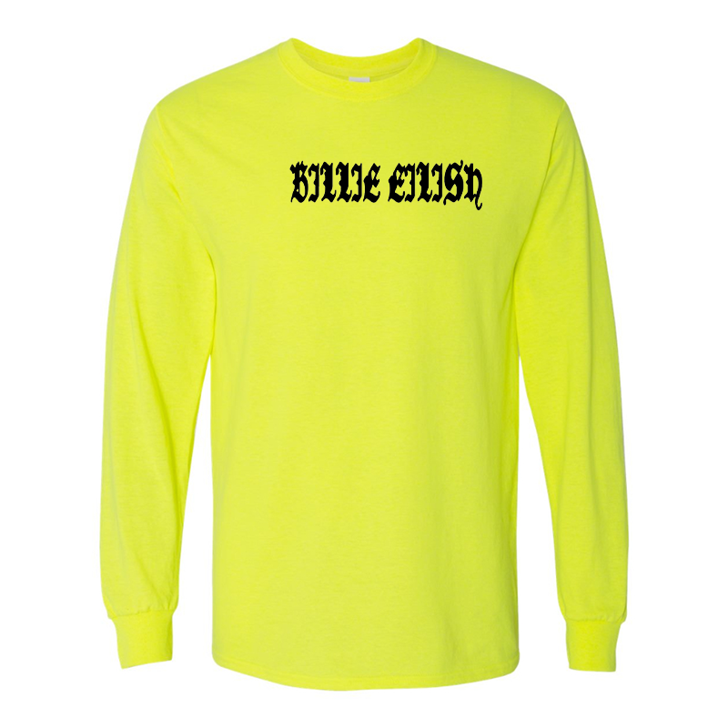 Men's Billie Eilish Gildan Heavy Cotton Long Sleeve T-Shirt