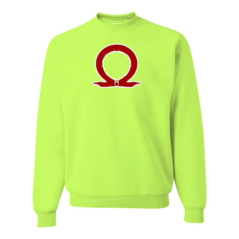 Men's God Of War JERZEES NuBlend Crewneck Sweatshirt