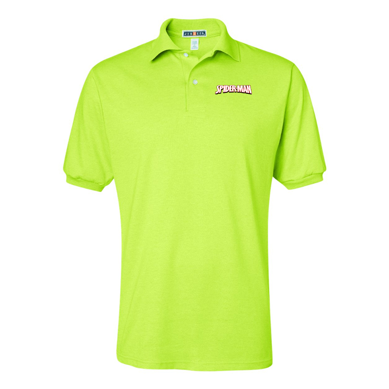 Men's Spider Man JERZEES SpotShield Polo