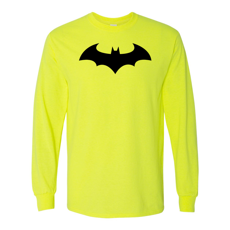 Men's Batman Gildan Heavy Cotton Long Sleeve T-Shirt