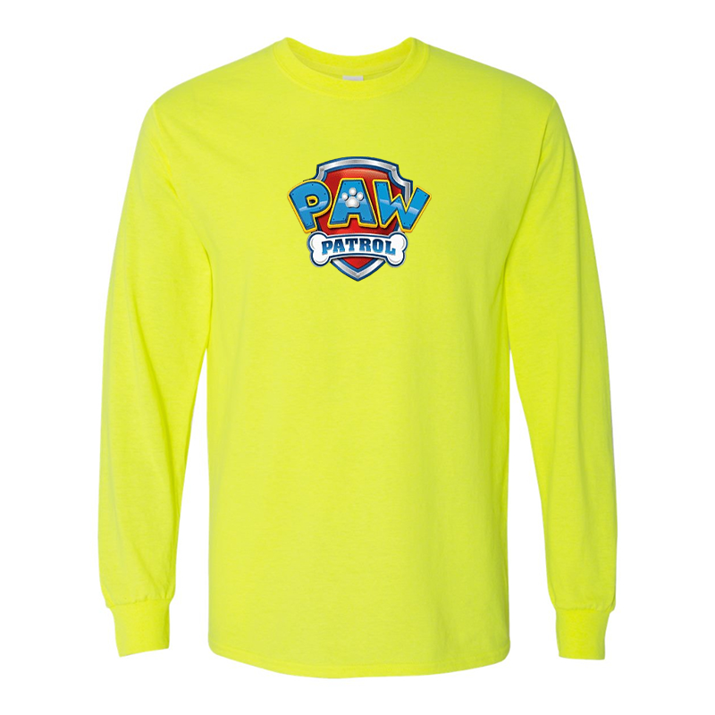 Men's Paw Patrol Gildan Heavy Cotton Long Sleeve T-Shirt