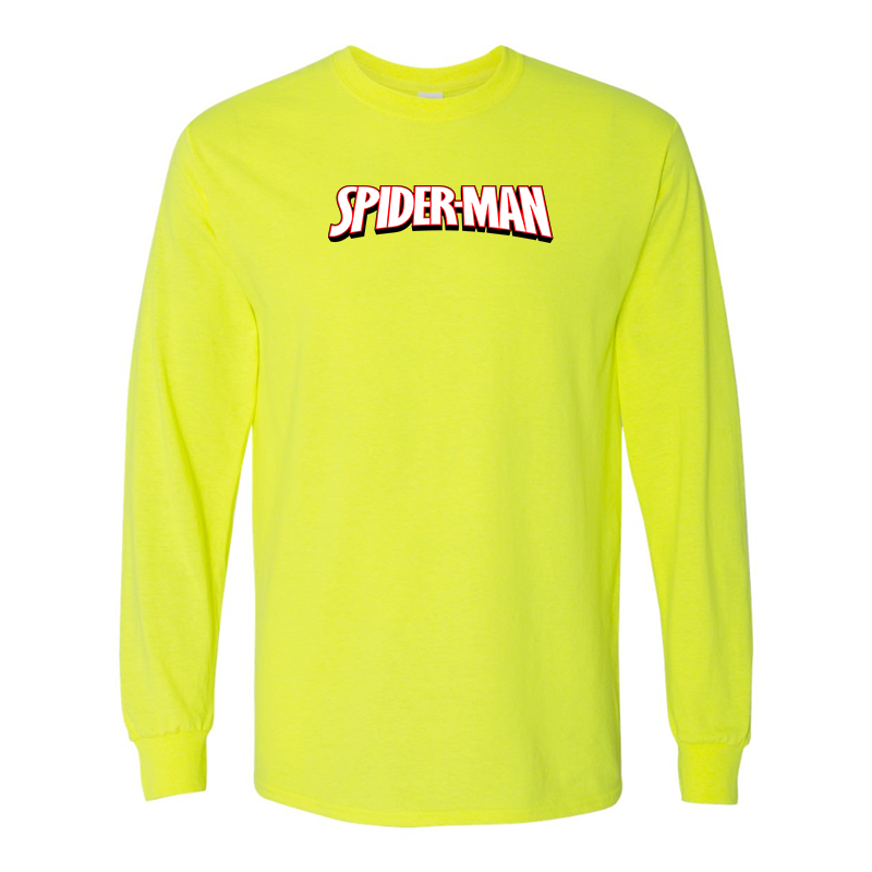 Men's Spider Man Gildan Heavy Cotton Long Sleeve T-Shirt
