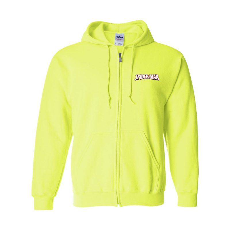 Men's Spider Man Gildan Heavy Blend Full-Zip Hooded Sweatshirt