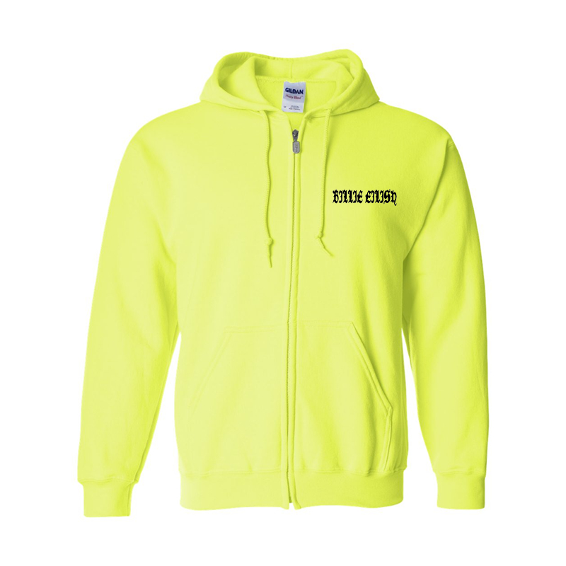 Men's Billie Eilish Gildan Heavy Blend Full-Zip Hooded Sweatshirt