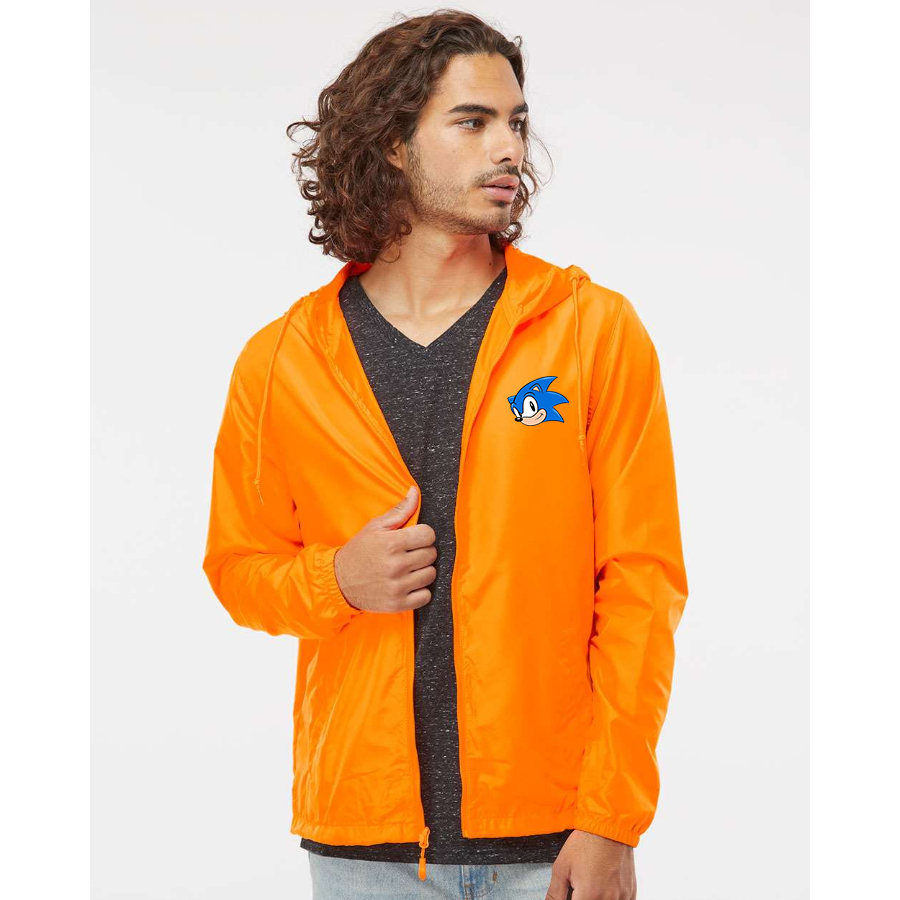 Men's Sonic the Hedgehog Independent Trading Co Lightweight Windbreaker Full-Zip Jacket