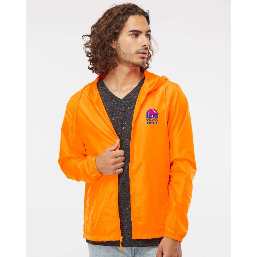 Men's Taco Bell Independent Trading Co Lightweight Windbreaker Full-Zip Jacket