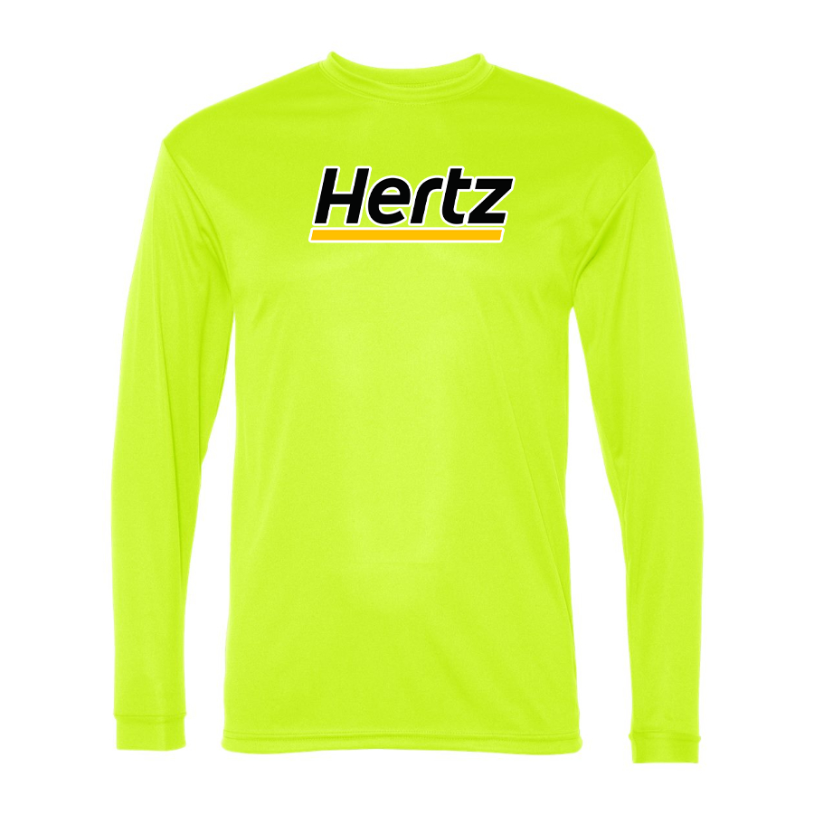 Men's Hertz Polyester Long Sleeve T-Shirt