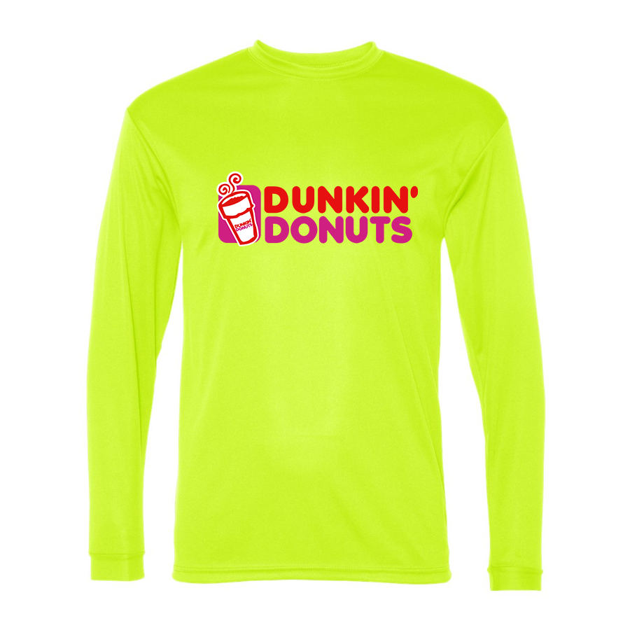Men's Dunkin Donuts Polyester Long Sleeve T-Shirt