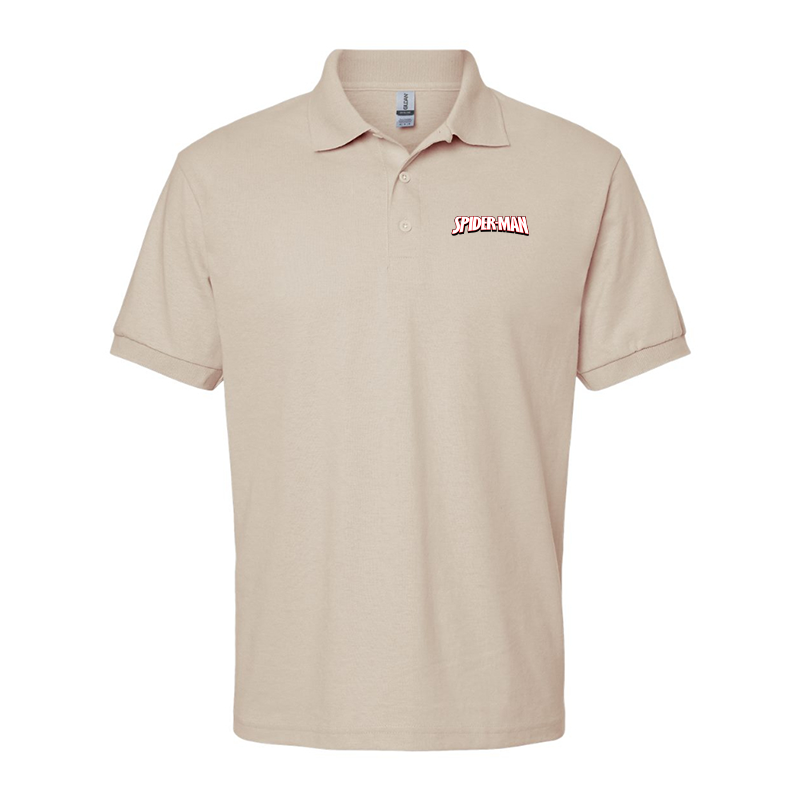 Men's Spider Man Gildan Dry Blend Jersey Polo