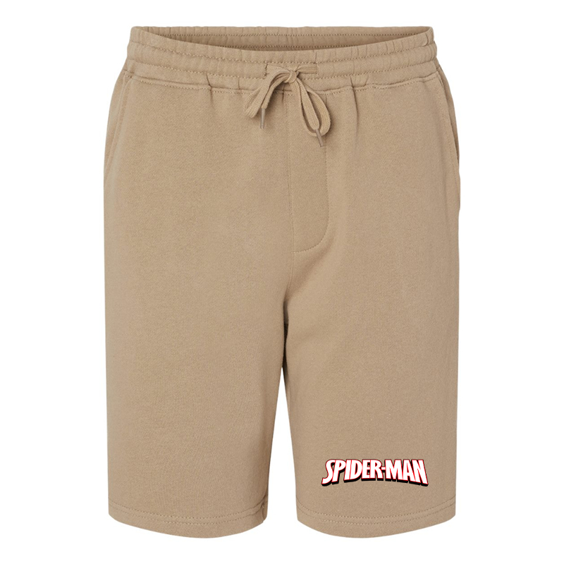 Men's Spider Man Independent Trading Co Midweight Fleece Shorts