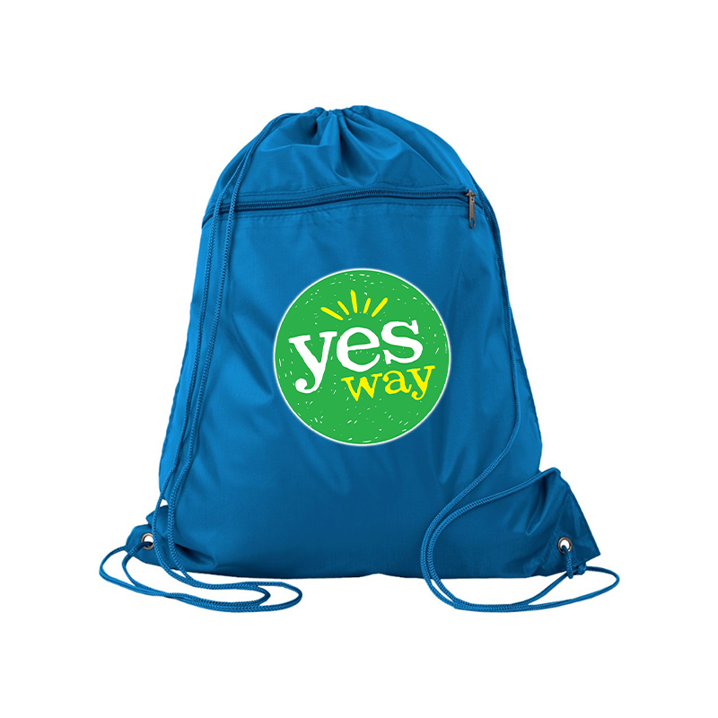 Yes Way Q-Tees Polyester Cinchpack