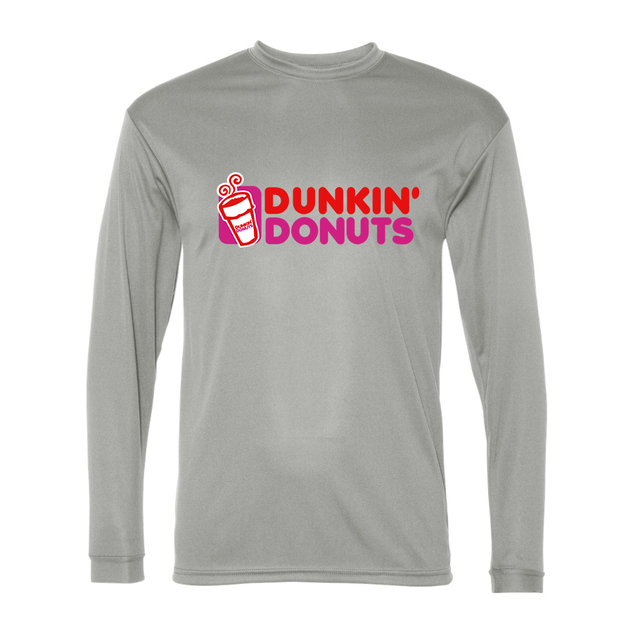 Men's Dunkin Donuts Polyester Long Sleeve T-Shirt
