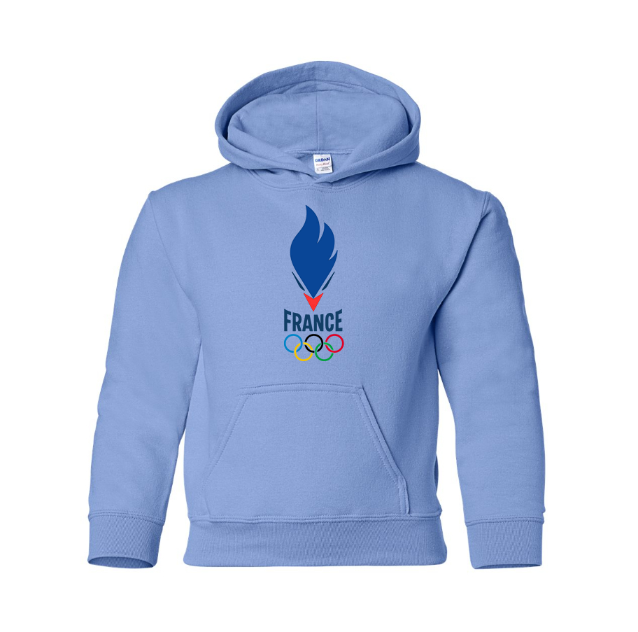 Youth France Olympia 2024 Pullover Hoodie