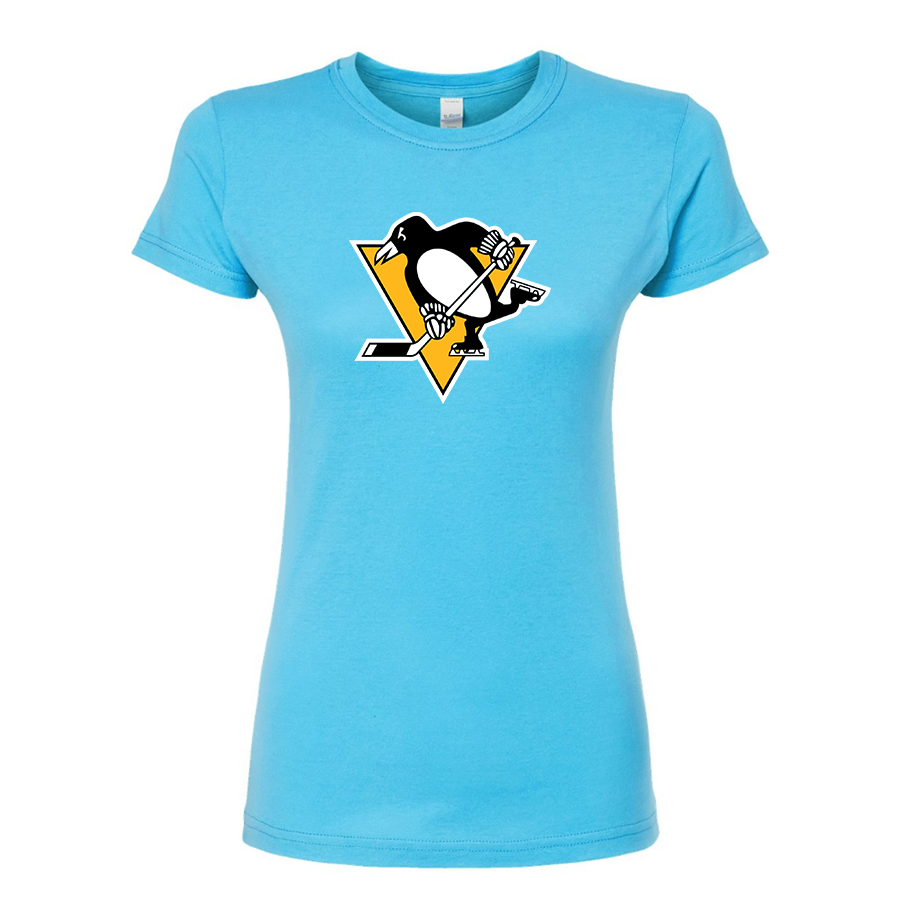 Women's NHL Pittsburgh Penguins Round Neck T-Shirt