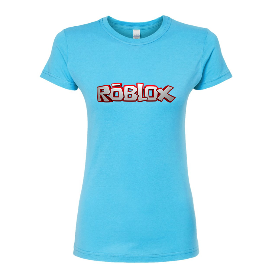 Women's Roblox Game Round Neck T-Shirt