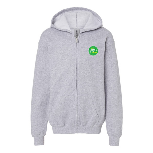 Youth's Yes Way  Gildan Heavy Blend Full-Zip Hooded Sweatshirt