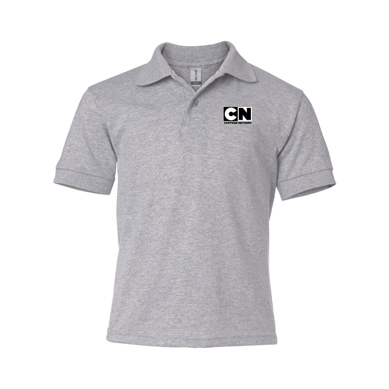 Youth's Cartoon Network Gildan Dry Blend Jersey Polo