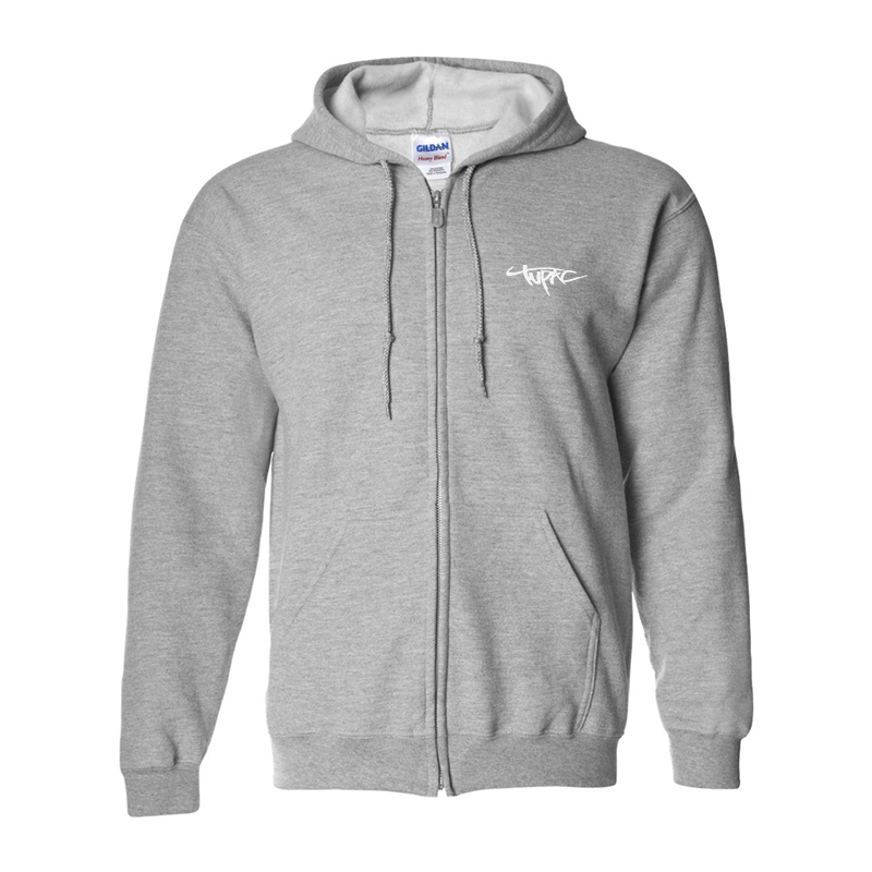 Men's Tupac Gildan Heavy Blend Full-Zip Hooded Sweatshirt