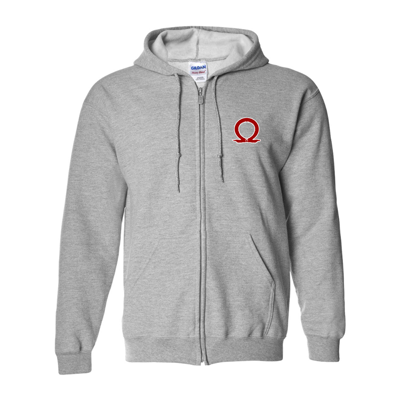 Men's God Of War Gildan Heavy Blend Full-Zip Hooded Sweatshirt