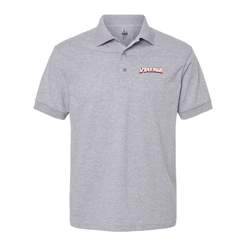 Men's Spider Man Gildan Dry Blend Jersey Polo