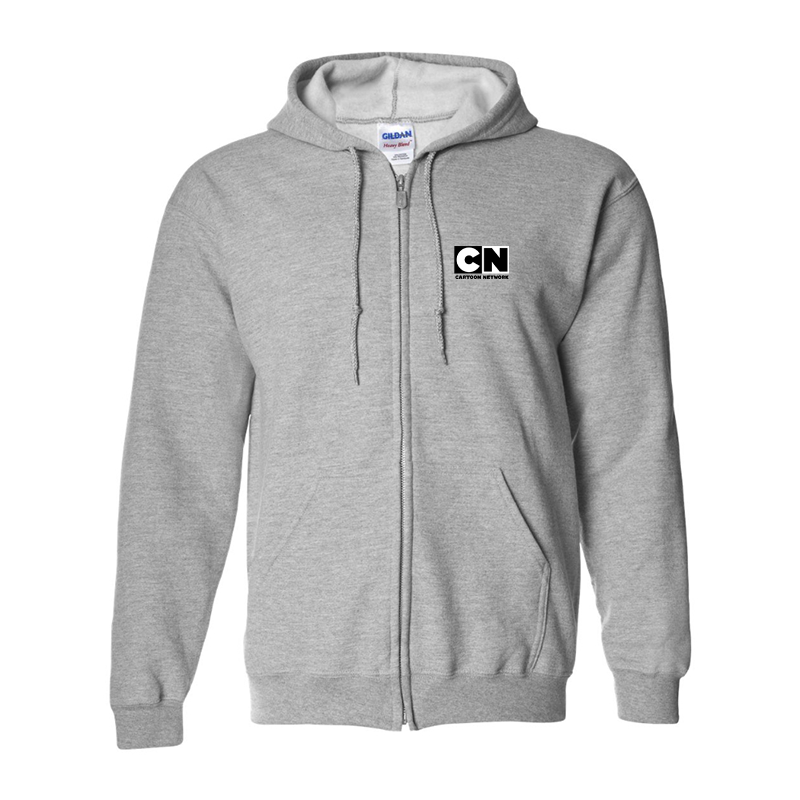 Men's Cartoon Network Gildan Heavy Blend Full-Zip Hooded Sweatshirt