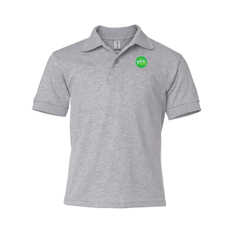 Youth's Yes Way Gildan Dry Blend Jersey Polo