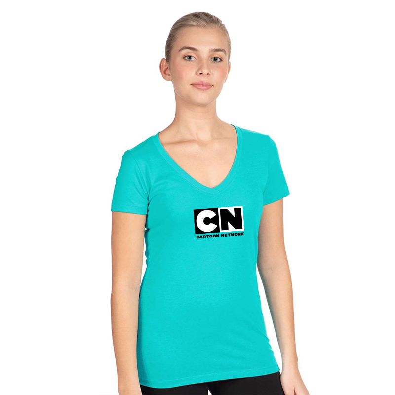 Women's Cartoon Network Next Level Ideal V-Neck T-Shirt