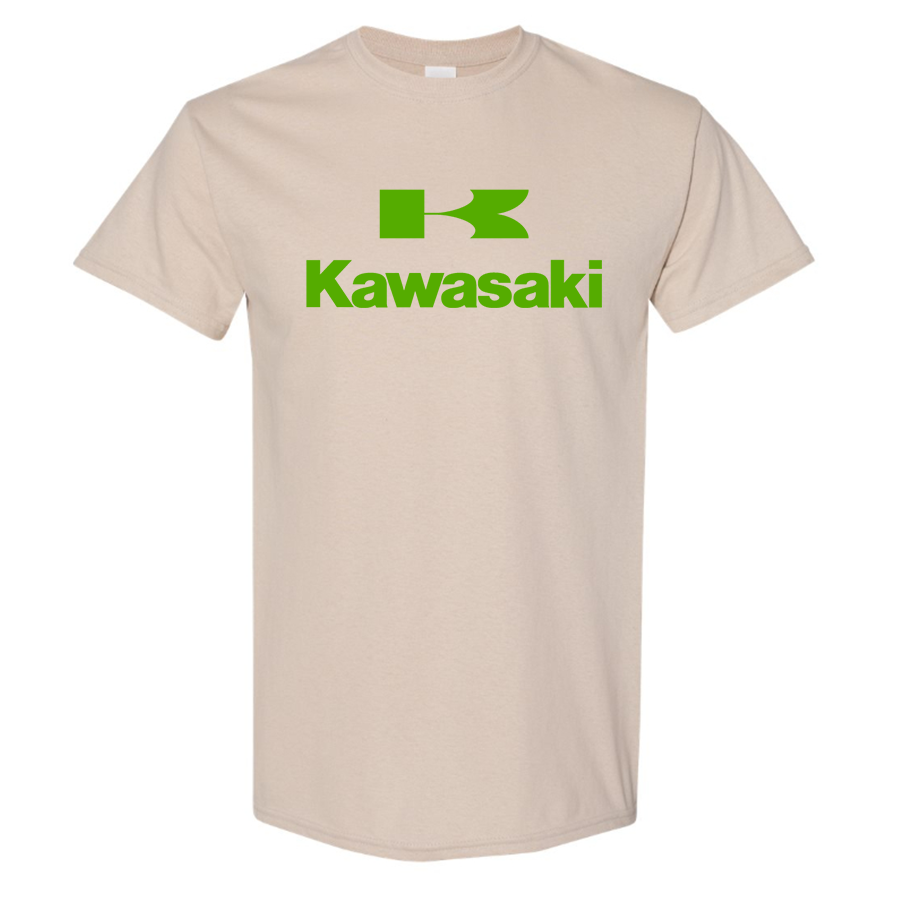Men's Kawasaki Bike Motorcycle Cotton T-Shirt