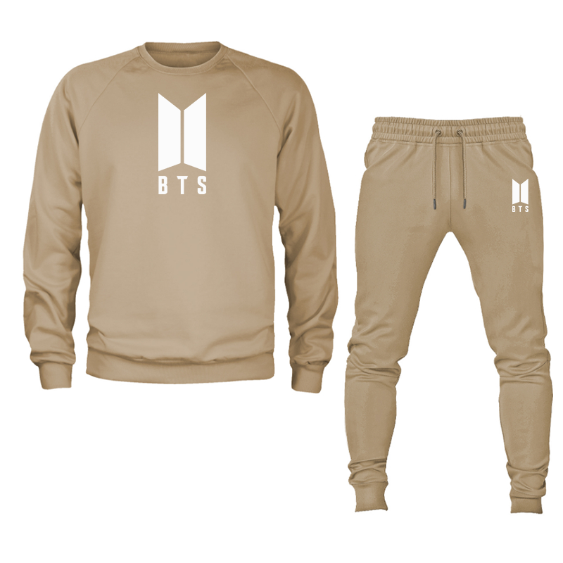 Men's BTS Crewneck Sweatshirt Joggers Set