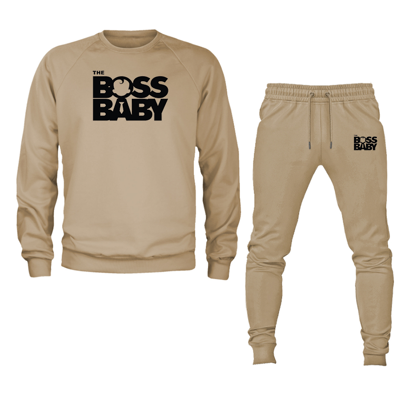 Men's Boss Baby Crewneck Sweatshirt Joggers Set